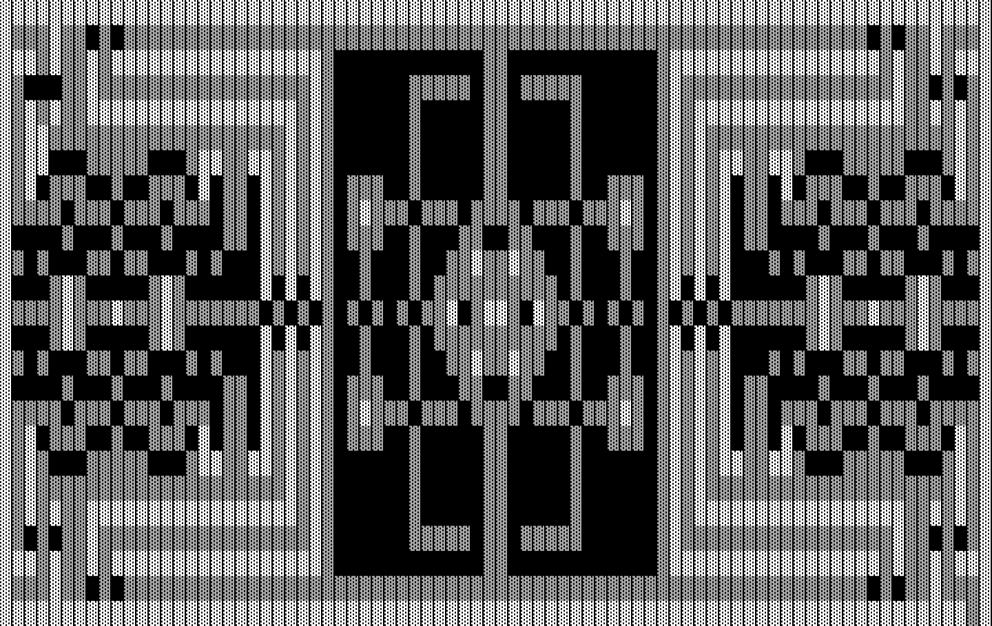 One Hundred and One Monochrome Mazes IBM PC/Compatibles Screenshot: Maze 101...one of the toughest!