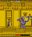 Galivan: Cosmo Police for Arcade - The first end of level boss.