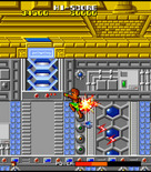 Galivan: Cosmo Police for Arcade - Ouch, I've been hit!