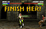 Mortal Kombat 3 for Arcade - Finish her!