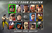 Mortal Kombat 3 for Arcade - Select a fighter.