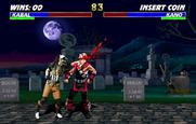 Mortal Kombat 3 for Arcade - Kabal vs. Kano.