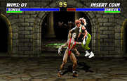 Mortal Kombat 3 for Arcade - Getting thrown around...