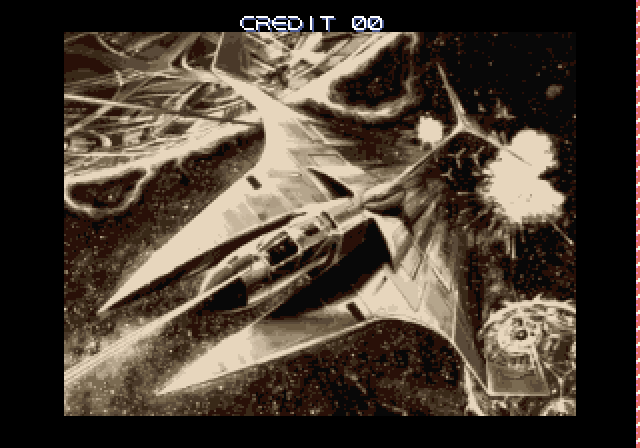 Gradius III Arcade Screenshot: Introduction 3 (Gradius II graphics).