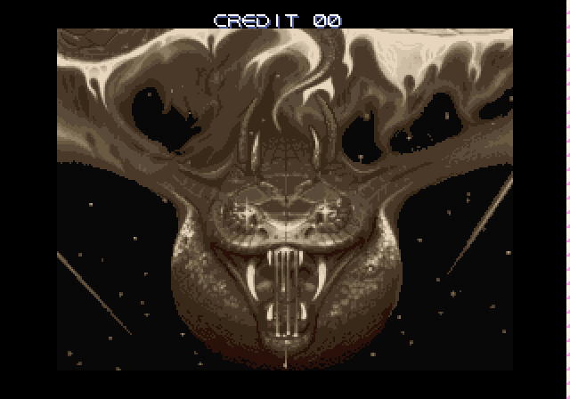Gradius III Arcade Screenshot: Introduction 2 (Life Force graphics).