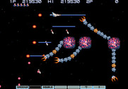 Gradius III for Arcade - Alien arms reach out to catch you!
