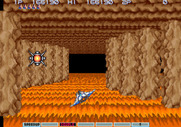 Gradius III for Arcade - This part of the game is 3D; there are no enemies and you can pick up bonus items, but don't crash into the walls.