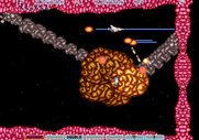 Gradius III for Arcade - Shoot the eye to destroy this thing.