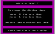 Math Blaster! for IBM PC/Compatibles - You can view addition problems in order to study them.