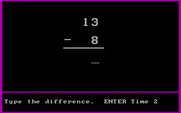 Math Blaster! for IBM PC/Compatibles - Quick, do you know the answer to this problem?