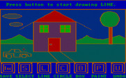 Story Maker for IBM PC/Compatibles - You can edit both your own pictures or the ones that are included...here's my own house.