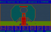 Story Maker for IBM PC/Compatibles - This time I'm preparing to draw a circle.