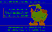 Story Maker for IBM PC/Compatibles - Title screen.