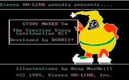 Story Maker for IBM PC/Compatibles - Title screen.