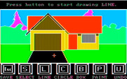 Story Maker for IBM PC/Compatibles - Here's a house drawing the game includes...