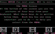 Story Maker for IBM PC/Compatibles - Another one of the instruction screens.