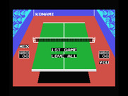 Konami's Ping Pong for MSX - 1st game begins!