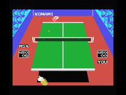 Konami's Ping Pong for MSX - Ping pong in progress!