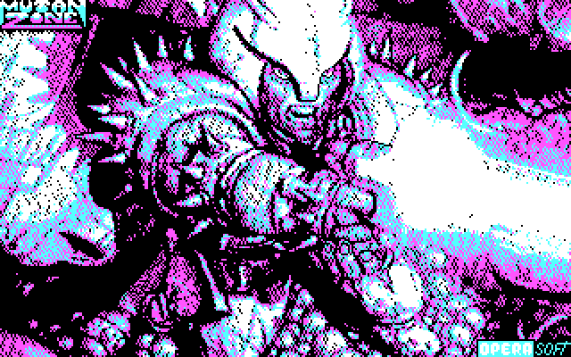 Mutan Zone IBM PC/Compatibles Screenshot: Loading screen.