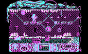 Mutan Zone for IBM PC/Compatibles - Fighting my way through dangerous terrain.