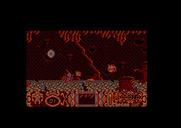 Mutan Zone for Amstrad CPC - I was hit and turned into a pile of bones.