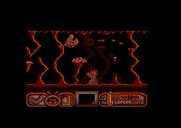 Mutan Zone for Amstrad CPC - You'll need to fly your way through this part of the game.