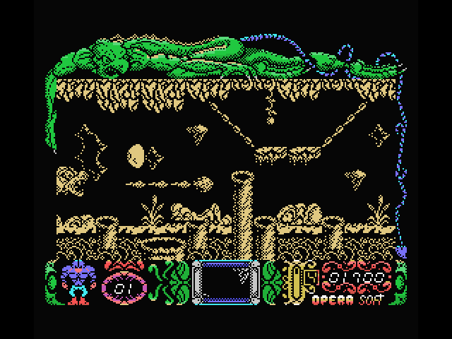 Mutan Zone MSX Screenshot: Quick, duck!