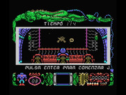 Mutan Zone for MSX - The game begins...