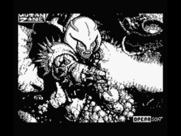 Mutan Zone for MSX - Loading screen.