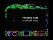 Mutan Zone for MSX - Select part 1 or part 2...