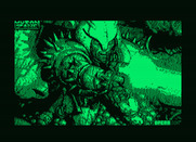 Mutan Zone for Amstrad PCW - Loading screen.