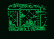 Mutan Zone for Amstrad PCW - Flying onward...