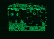 Mutan Zone for Amstrad PCW - You'll need to jump over this gap...