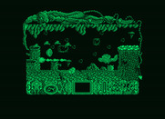 Mutan Zone for Amstrad PCW - Ducking under dragon fire!