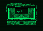 Mutan Zone for Amstrad PCW - The game begins...
