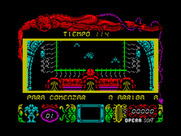 Mutan Zone for ZX Spectrum - The game begins.