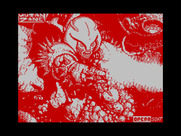 Mutan Zone for ZX Spectrum - Loading screen.