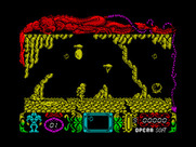Mutan Zone for ZX Spectrum - Beginning on the planet surface!