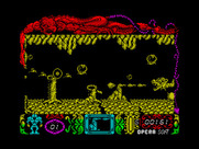 Mutan Zone for ZX Spectrum - Ducking under fire!