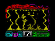 Mutan Zone for ZX Spectrum - Dodge enemy fire while flying through here!
