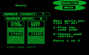 Monster Math for IBM PC/Compatibles - Game over.
