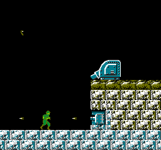 Silent Assault NES / Famicom Screenshot: End of the first level.