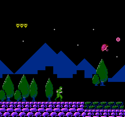 Silent Assault NES / Famicom Screenshot: Game start.
