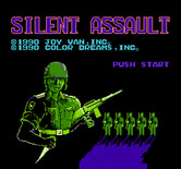 Silent Assault for NES / Famicom - Title screen (U.S. version).