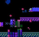 Silent Assault for NES / Famicom - Pick up the hearts to replenish energy!