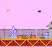 Silent Assault for NES / Famicom - Ducking under tank fire.