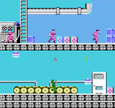 Silent Assault for NES / Famicom - Watch out for opponents above you!