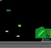 Silent Assault for NES / Famicom - Jumping over missiles.