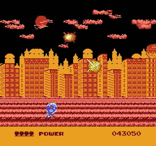 Metal Fighter NES / Famicom Screenshot: The screen flashes as my opponent explodes!