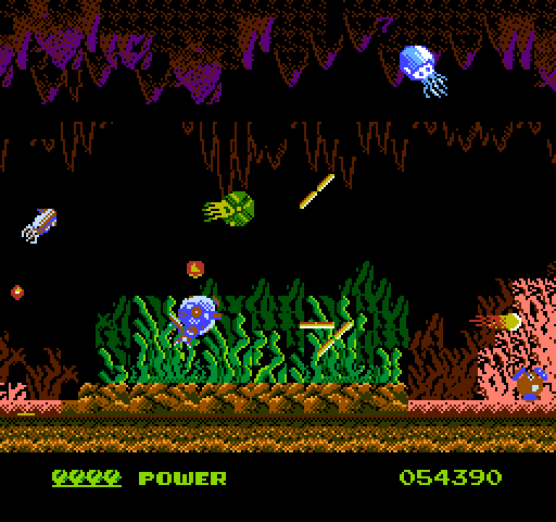 Metal Fighter NES / Famicom Screenshot: Aquatic looking creatures attack...